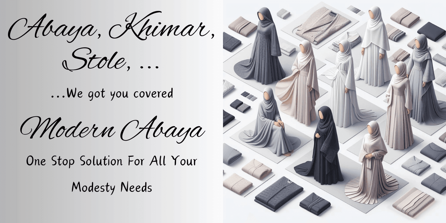 Buy Latest Abaya, Khimar, Kaftan, Hijab, and so on