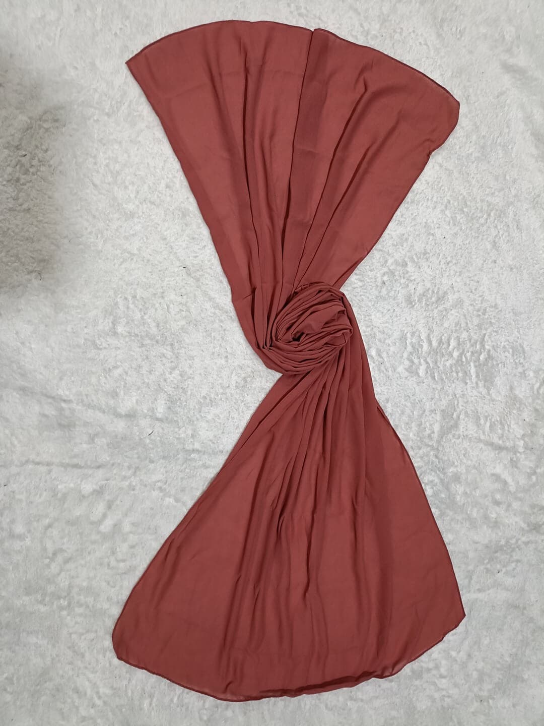 Sienna Brown Diamond Georgette Hijab Stole