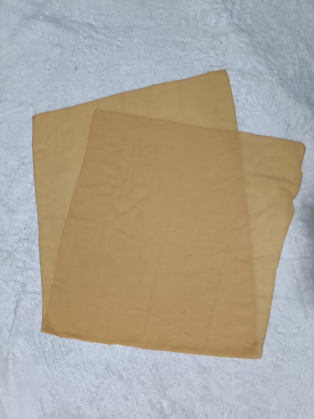 Butterscotch Yellow Diamond Georgette Hijab Stole thumbnail 2