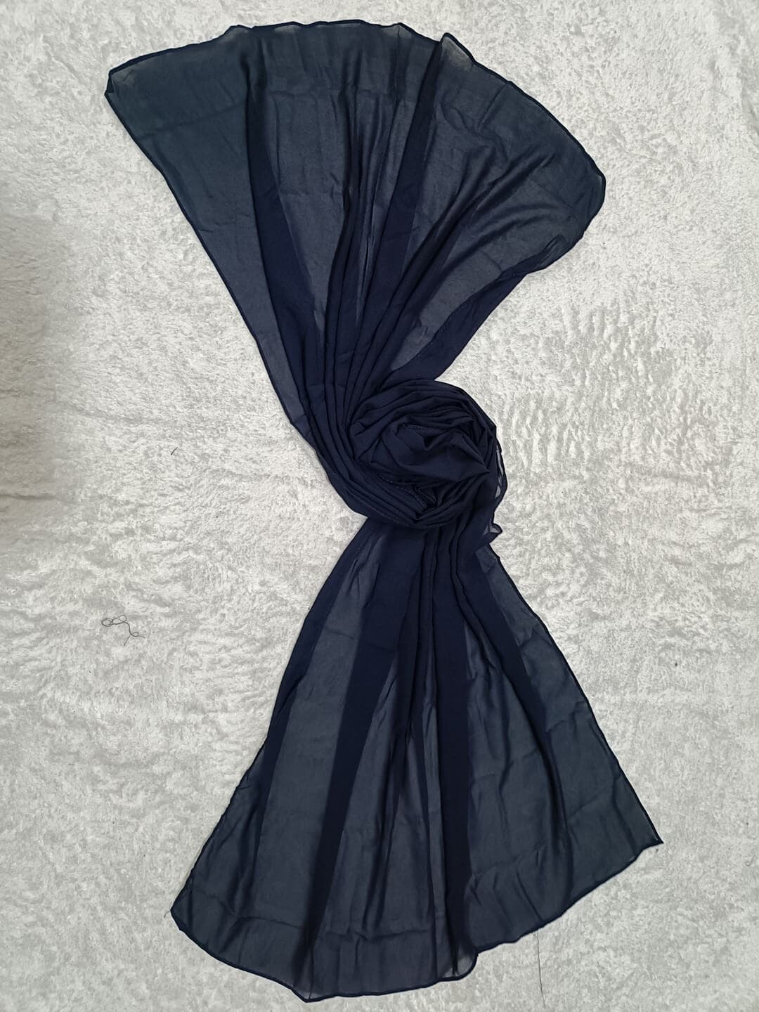 Blue Black Diamond Georgette Hijab Stole