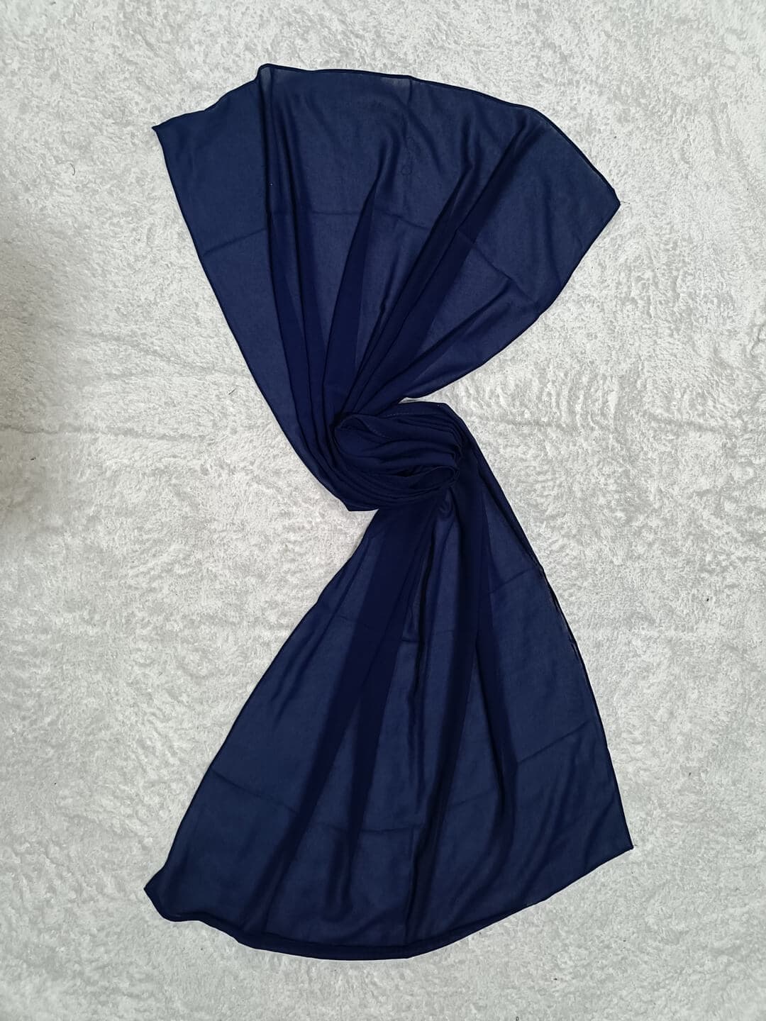 Denim Blue Diamond Georgette Hijab Stole