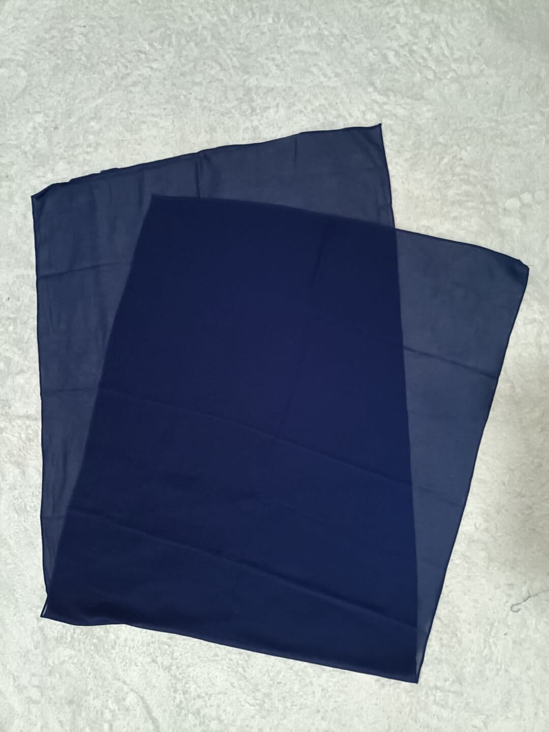 Denim Blue Diamond Georgette Hijab Stole thumbnail 2
