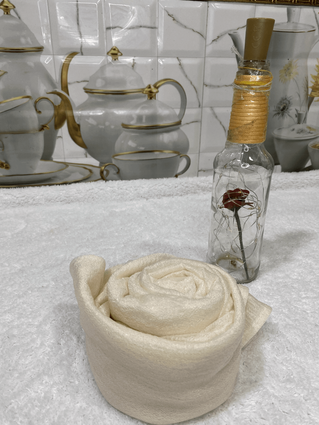 Cream Jersey Hijab - Stole thumbnail 2